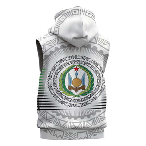 African Tribal Djibouti Roots Sleeveless Hoodie Urban Streetwear - African Pride