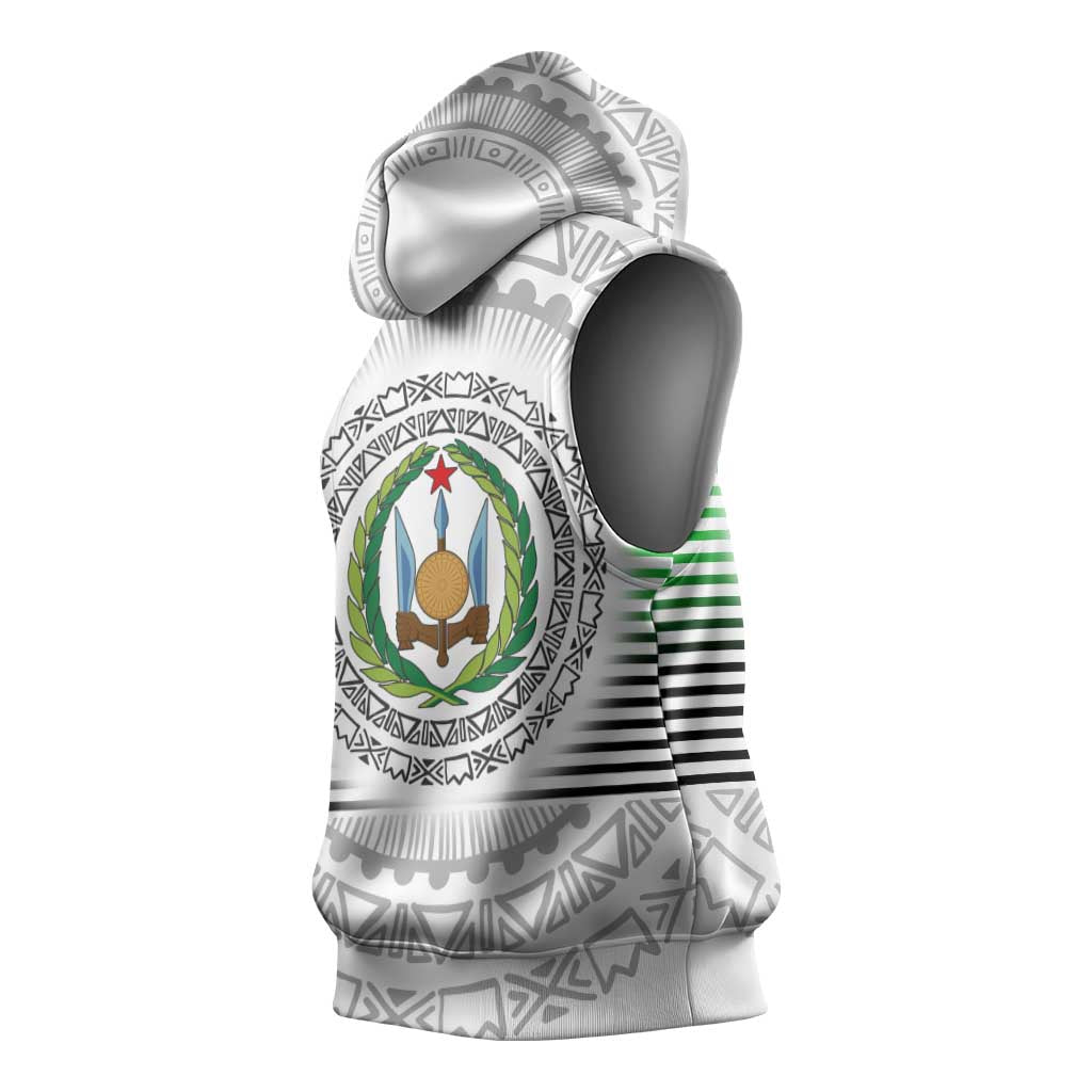 African Tribal Djibouti Roots Sleeveless Hoodie Urban Streetwear - African Pride