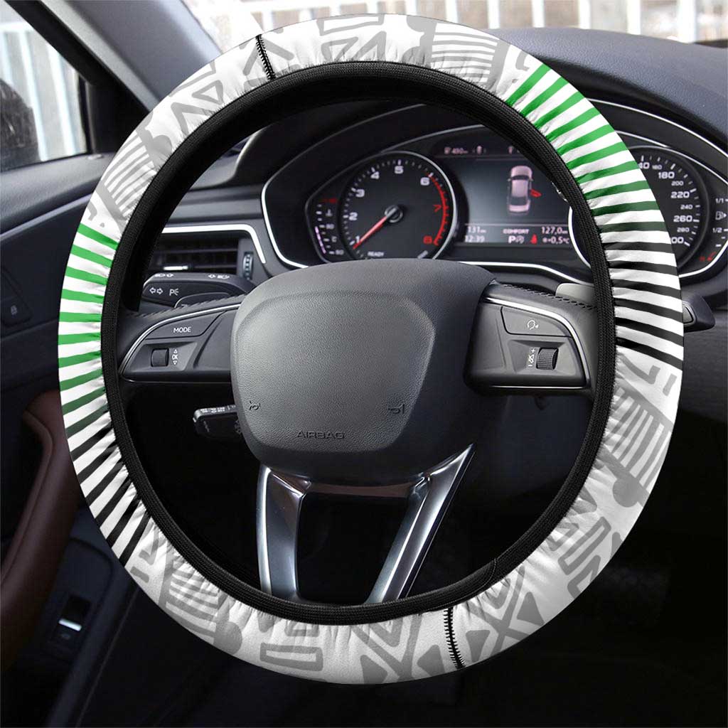 African Tribal Djibouti Roots Steering Wheel Cover Urban Streetwear