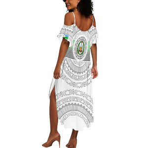 African Tribal Djibouti Roots Summer Maxi Dress Urban Streetwear