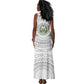 African Tribal Djibouti Roots Tank Maxi Dress Urban Streetwear