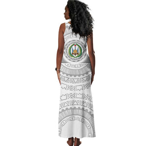 African Tribal Djibouti Roots Tank Maxi Dress Urban Streetwear