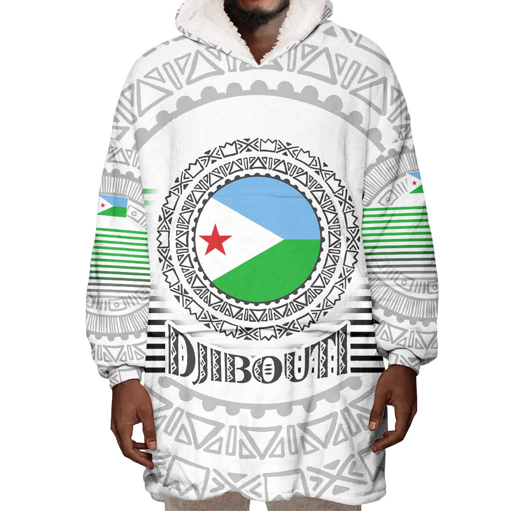 African Tribal Djibouti Roots Wearable Blanket Hoodie Urban Streetwear