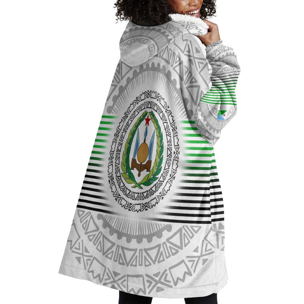 African Tribal Djibouti Roots Wearable Blanket Hoodie Urban Streetwear