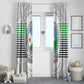 African Tribal Djibouti Roots Window Curtain Urban Streetwear