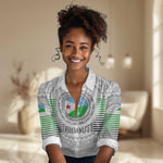 African Tribal Djibouti Roots Women Casual Shirt Urban Streetwear