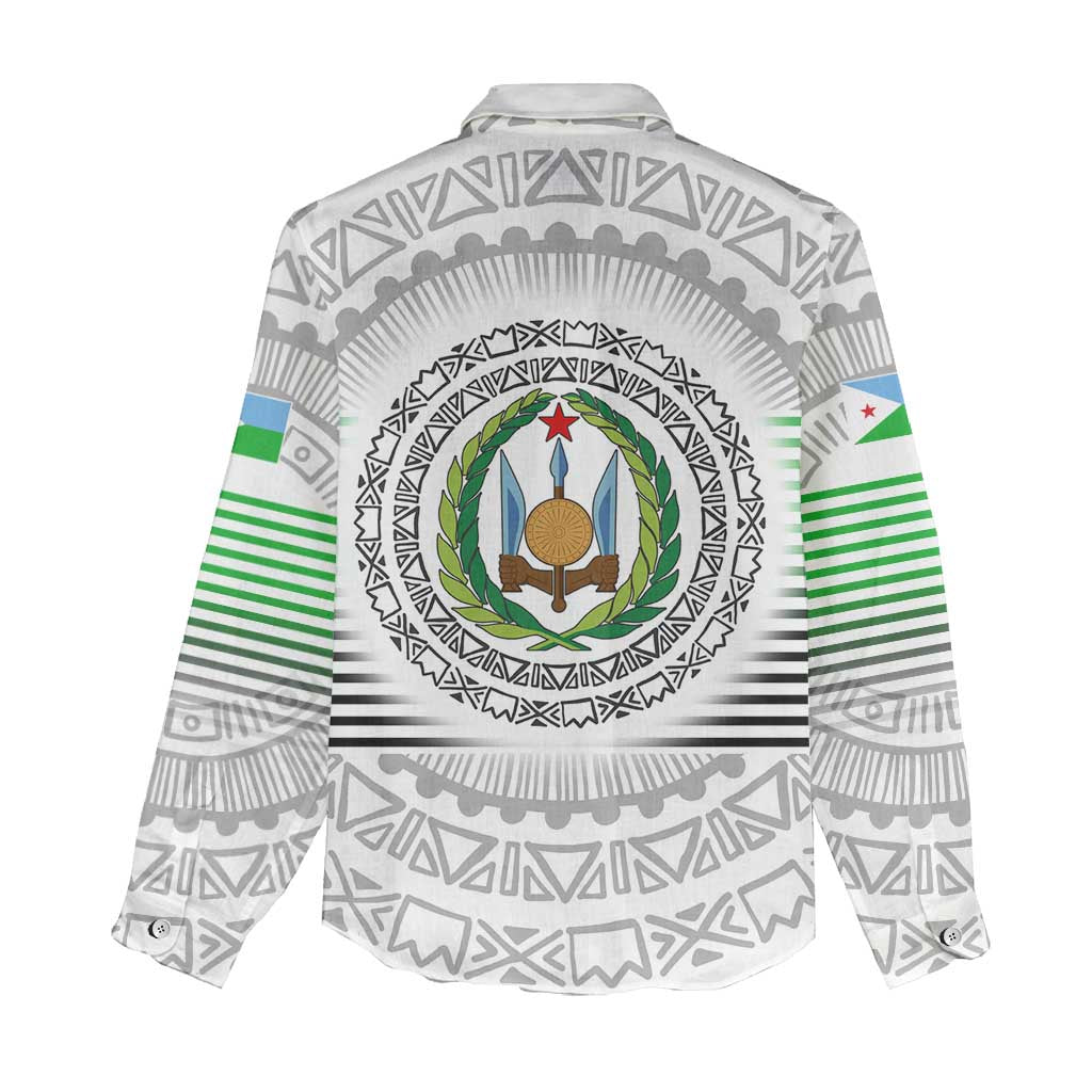 African Tribal Djibouti Roots Women Casual Shirt Urban Streetwear