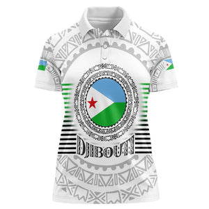 African Tribal Djibouti Roots Women Polo Shirt Urban Streetwear