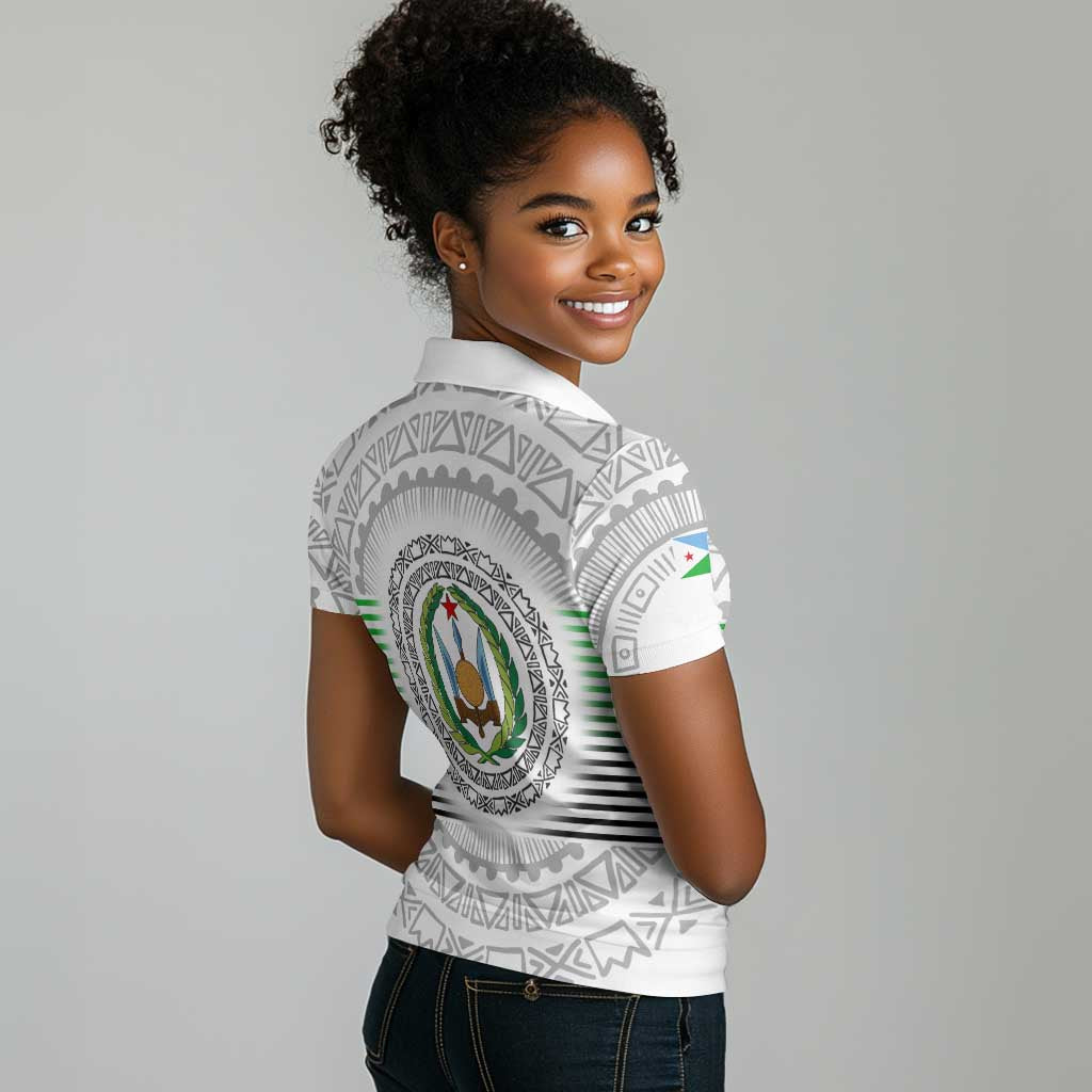 African Tribal Djibouti Roots Women Polo Shirt Urban Streetwear