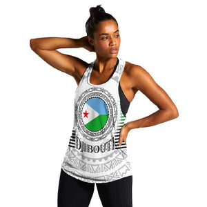 African Tribal Djibouti Roots Women Racerback Tank Urban Streetwear