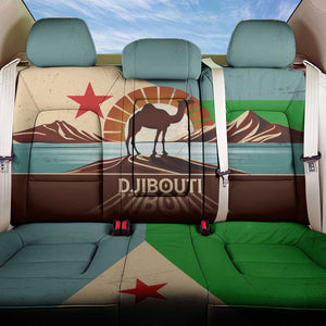 Djibouti Camel Back Car Seat Cover Where Desert Meets Sea and Heritage Stands Tall