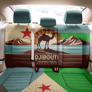 Djibouti Camel Back Car Seat Cover Where Desert Meets Sea and Heritage Stands Tall