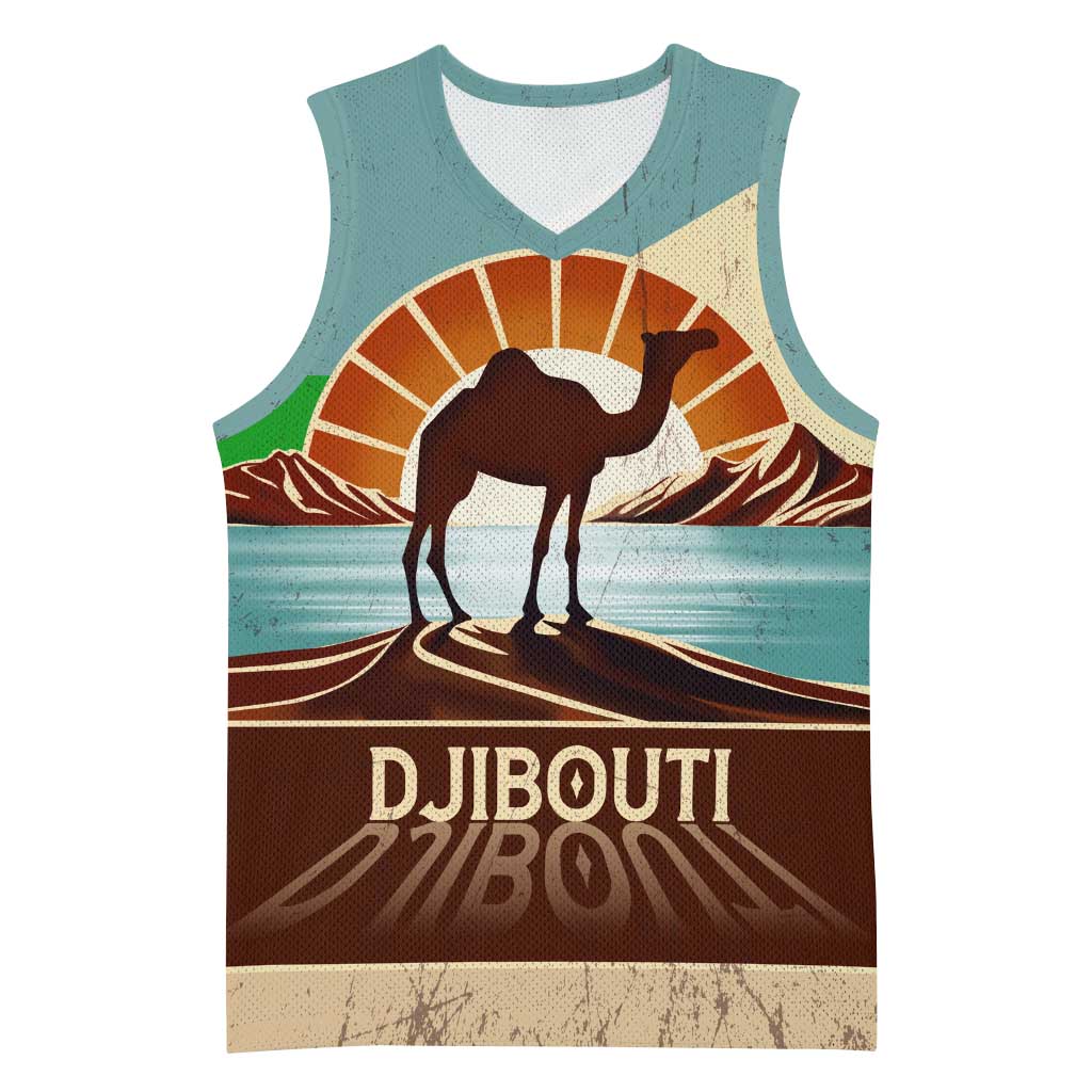Djibouti Camel Basketball Jersey Where Desert Meets Sea and Heritage Stands Tall - African Pride
