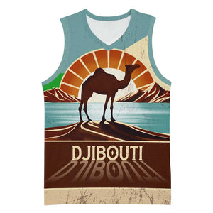 Djibouti Camel Basketball Jersey Where Desert Meets Sea and Heritage Stands Tall - African Pride