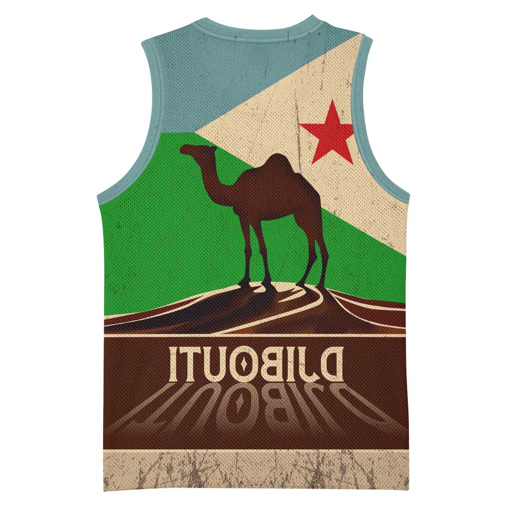 Djibouti Camel Basketball Jersey Where Desert Meets Sea and Heritage Stands Tall - African Pride