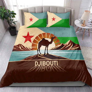 Djibouti Camel Bedding Set Where Desert Meets Sea and Heritage Stands Tall