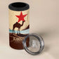 Djibouti Camel 4 in 1 Can Cooler Tumbler Where Desert Meets Sea and Heritage Stands Tall