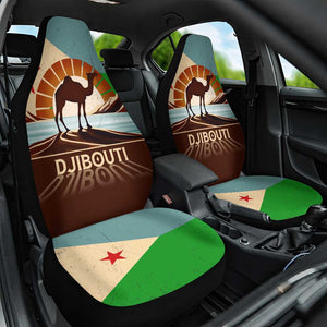 Djibouti Camel Car Seat Cover Where Desert Meets Sea and Heritage Stands Tall