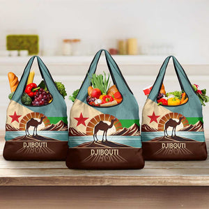 Djibouti Camel Grocery Bag Where Desert Meets Sea and Heritage Stands Tall