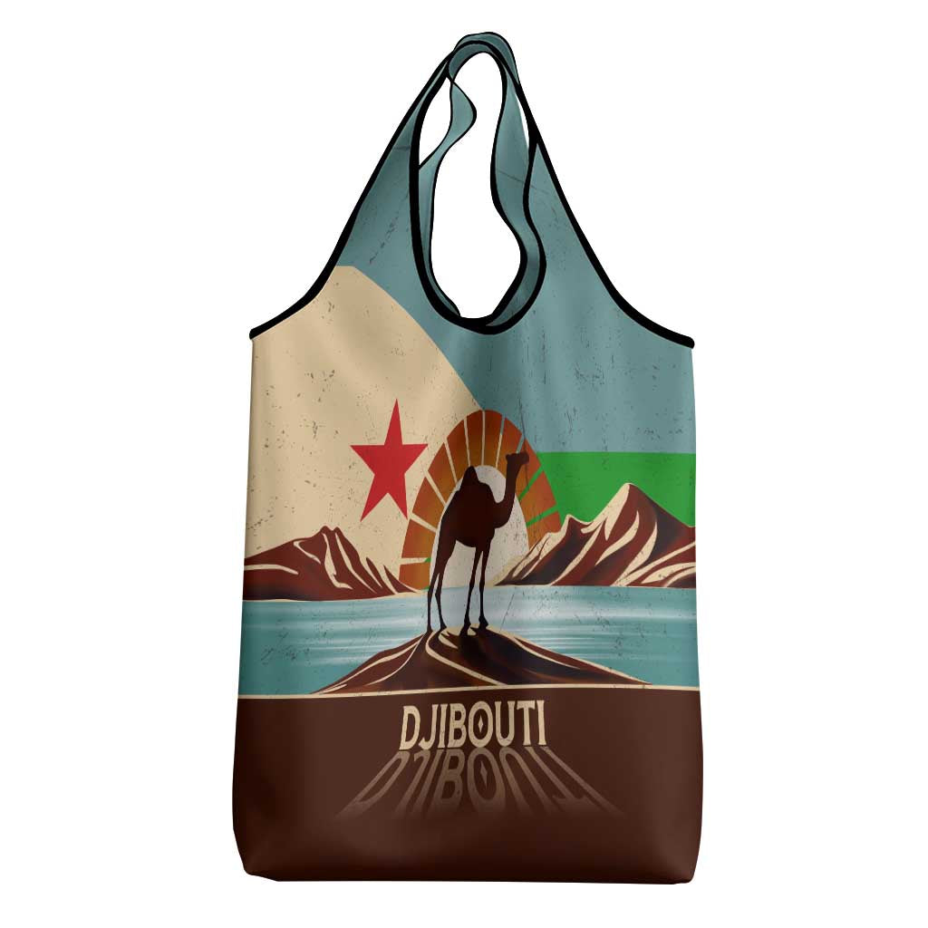 Djibouti Camel Grocery Bag Where Desert Meets Sea and Heritage Stands Tall