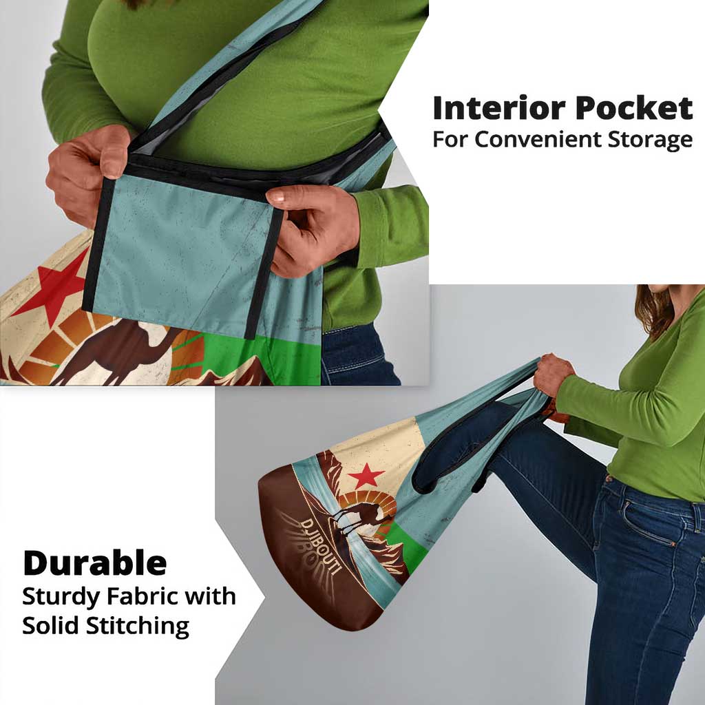 Djibouti Camel Grocery Bag Where Desert Meets Sea and Heritage Stands Tall