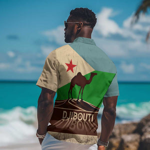 Djibouti Camel Hawaiian Shirt Where Desert Meets Sea and Heritage Stands Tall