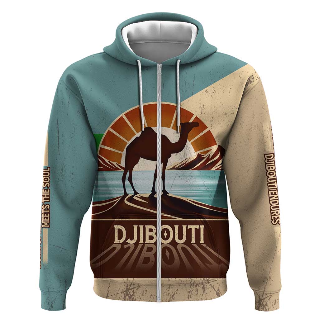 Djibouti Camel Hoodie Where Desert Meets Sea and Heritage Stands Tall