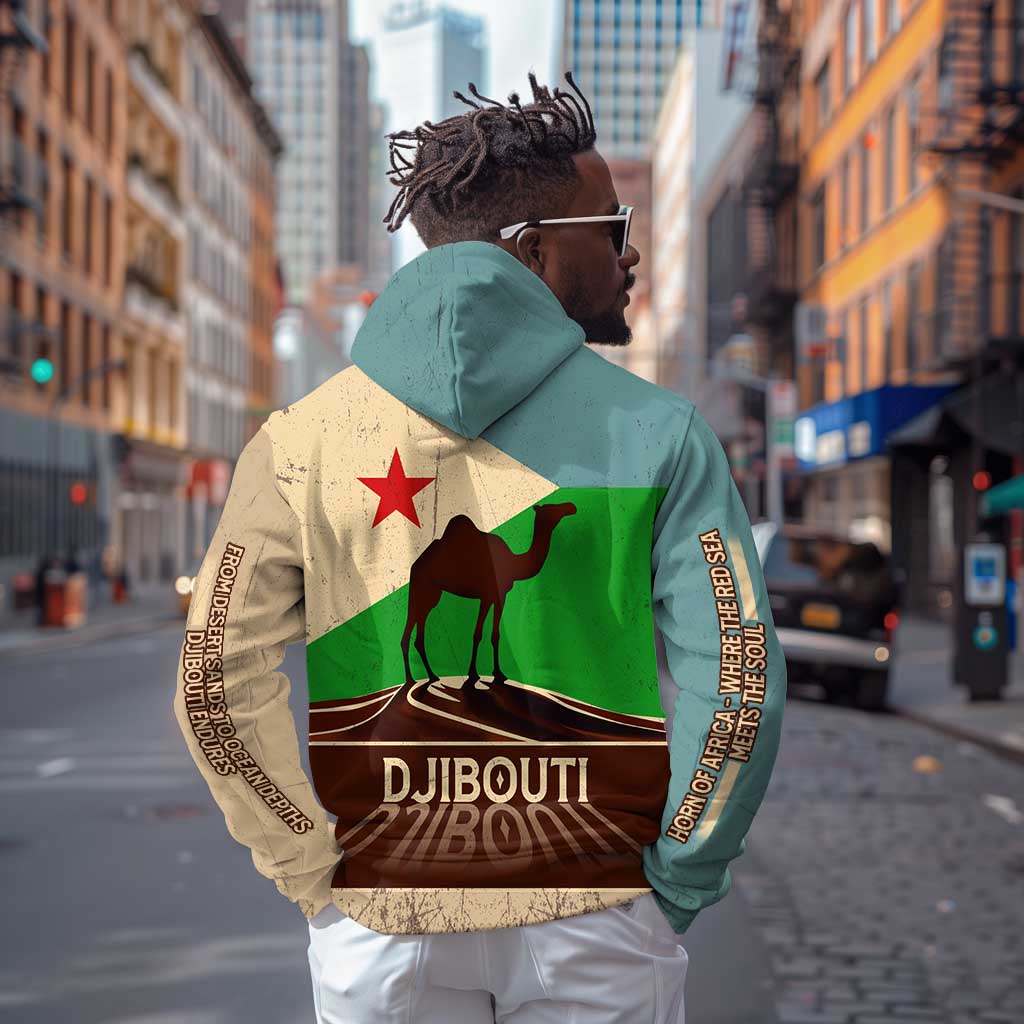Djibouti Camel Hoodie Where Desert Meets Sea and Heritage Stands Tall