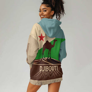 Djibouti Camel Hoodie Dress Where Desert Meets Sea and Heritage Stands Tall