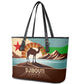 Djibouti Camel Leather Tote Bag Where Desert Meets Sea and Heritage Stands Tall