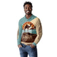 Djibouti Camel Long Sleeve Polo Shirt Where Desert Meets Sea and Heritage Stands Tall