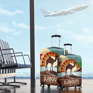 Djibouti Camel Luggage Cover Where Desert Meets Sea and Heritage Stands Tall