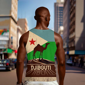 Djibouti Camel Men Tank Top Where Desert Meets Sea and Heritage Stands Tall