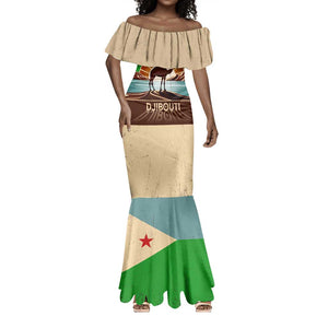 Djibouti Camel Mermaid Dress Where Desert Meets Sea and Heritage Stands Tall