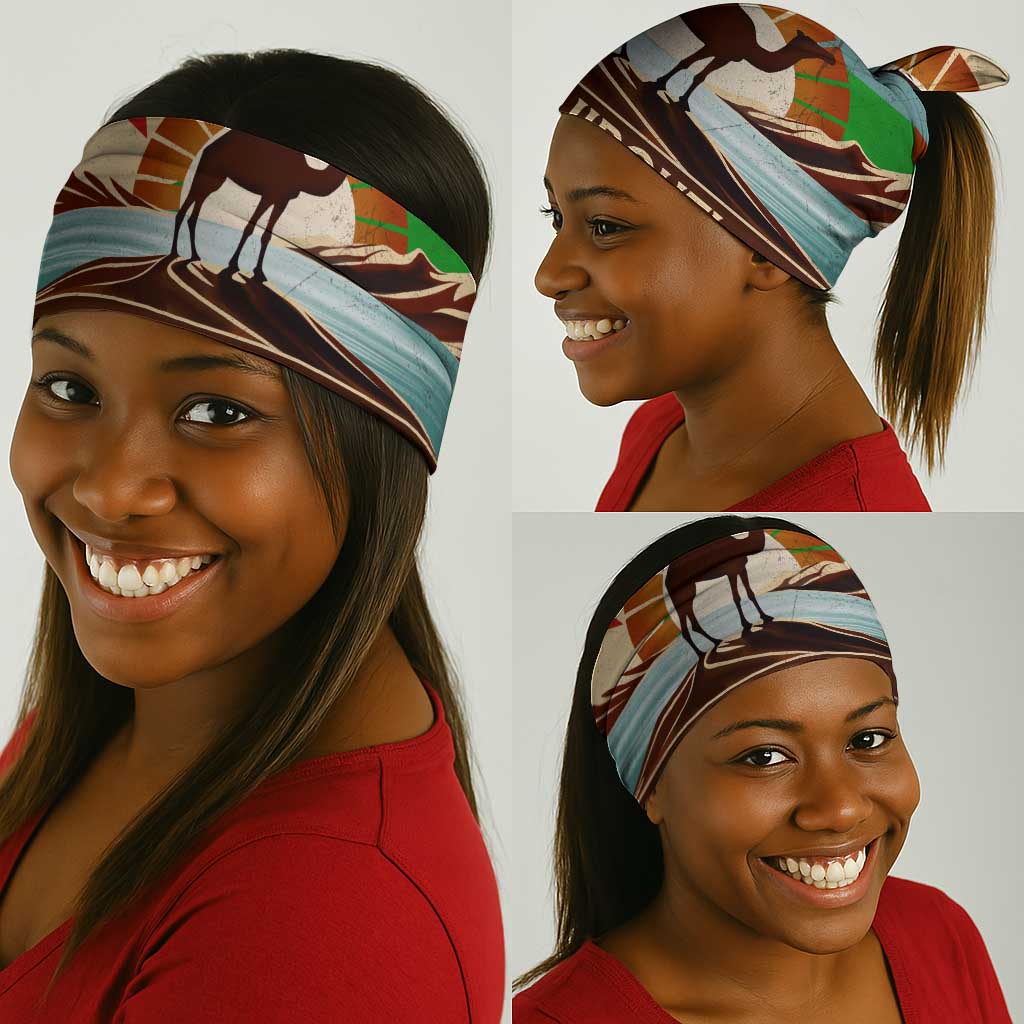 Djibouti Camel Neck Gaiter Where Desert Meets Sea and Heritage Stands Tall - African Pride