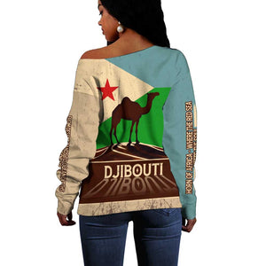 Djibouti Camel Off Shoulder Sweater Where Desert Meets Sea and Heritage Stands Tall