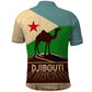 Djibouti Camel Polo Shirt Where Desert Meets Sea and Heritage Stands Tall
