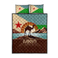 Djibouti Camel Quilt Bed Set Where Desert Meets Sea and Heritage Stands Tall