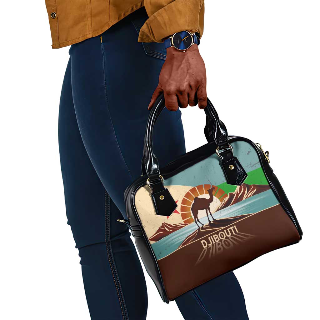 Djibouti Camel Shoulder Handbag Where Desert Meets Sea and Heritage Stands Tall