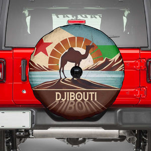 Djibouti Camel Spare Tire Cover Where Desert Meets Sea and Heritage Stands Tall