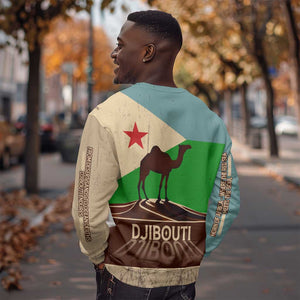 Djibouti Camel Sweatshirt Where Desert Meets Sea and Heritage Stands Tall