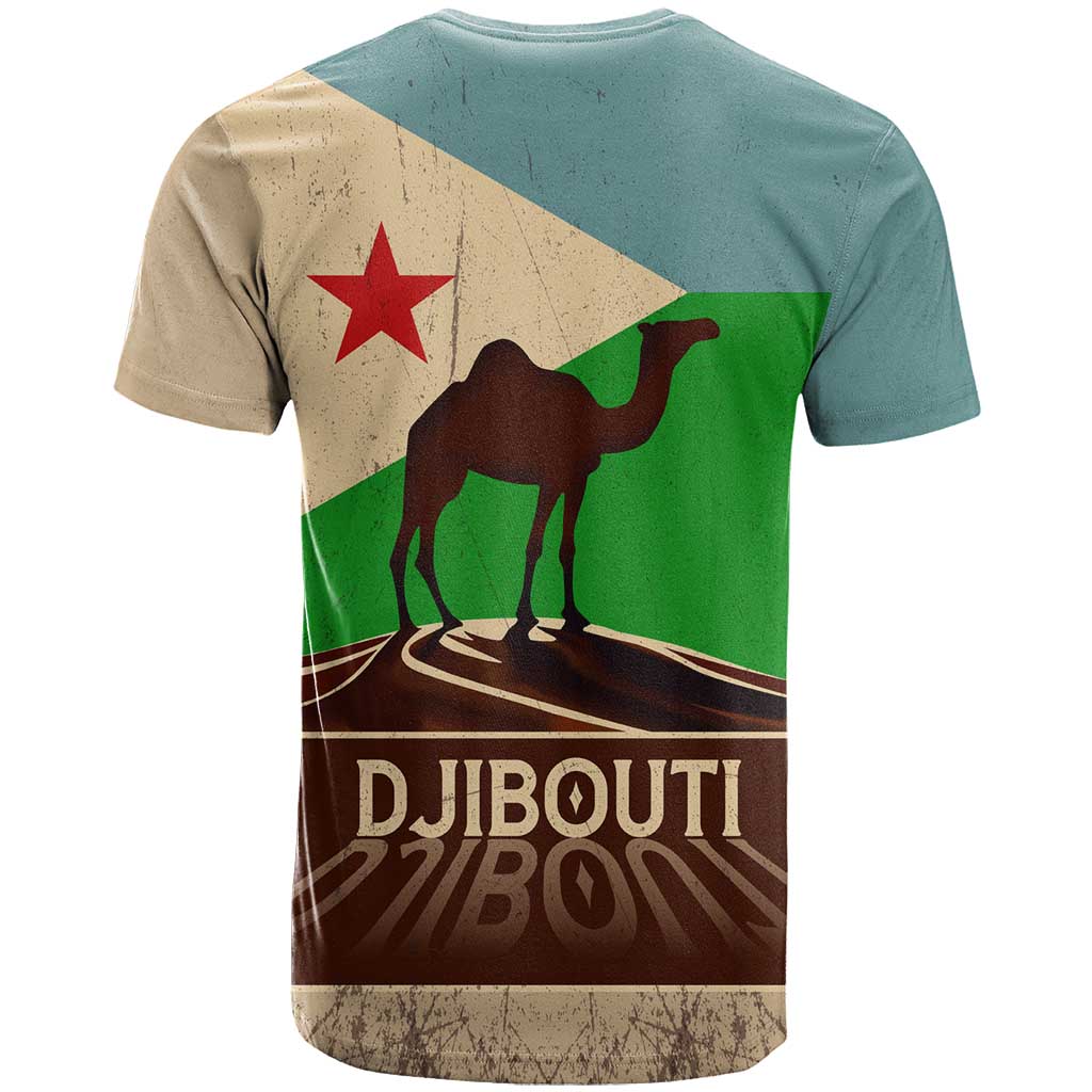 Djibouti Camel T shirt Where Desert Meets Sea and Heritage Stands Tall
