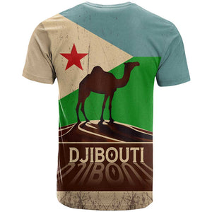 Djibouti Camel T shirt Where Desert Meets Sea and Heritage Stands Tall