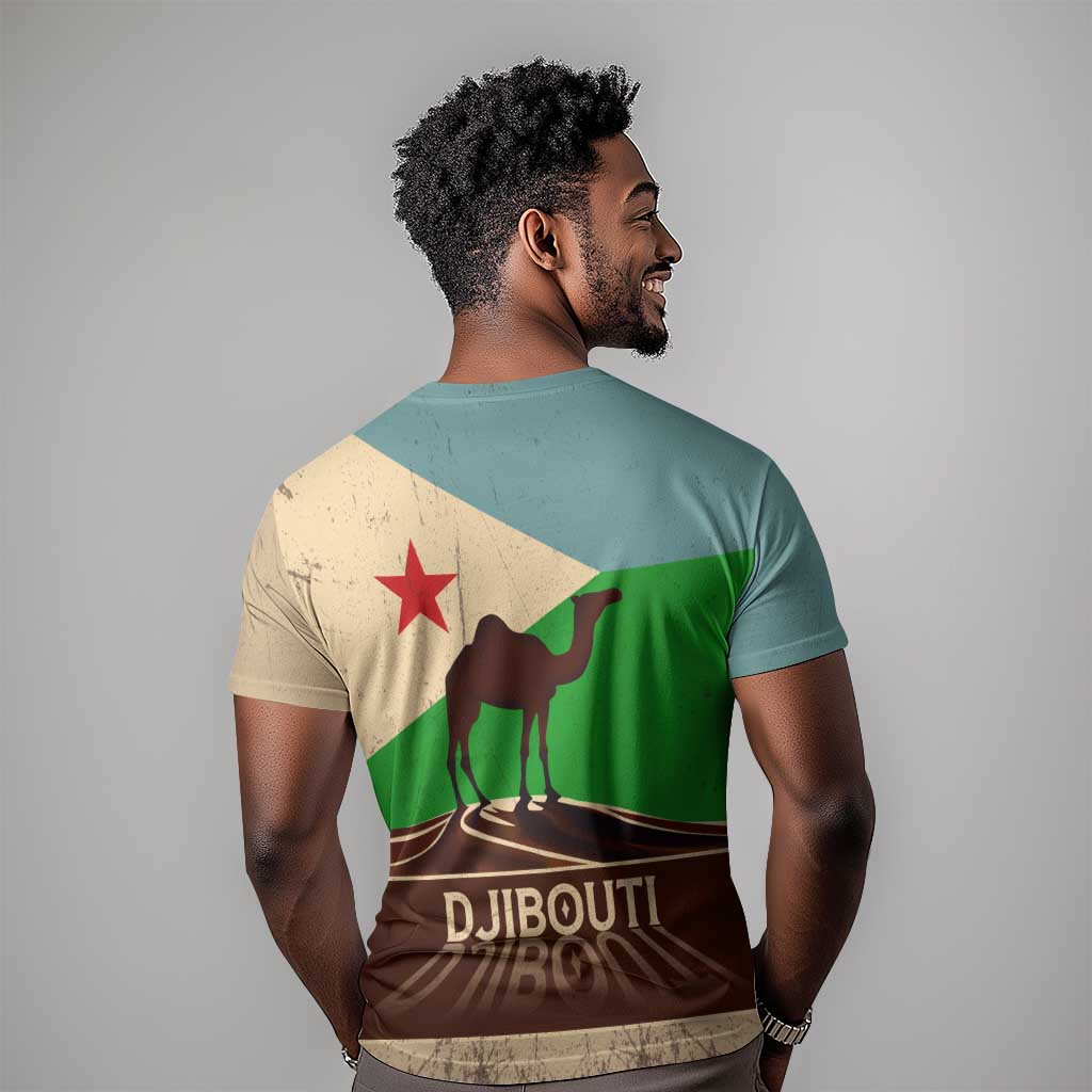 Djibouti Camel T shirt Where Desert Meets Sea and Heritage Stands Tall