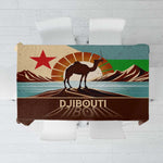 Djibouti Camel Tablecloth Where Desert Meets Sea and Heritage Stands Tall