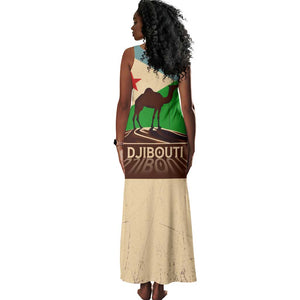 Djibouti Camel Tank Maxi Dress Where Desert Meets Sea and Heritage Stands Tall