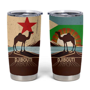 Djibouti Camel Tumbler Cup Where Desert Meets Sea and Heritage Stands Tall