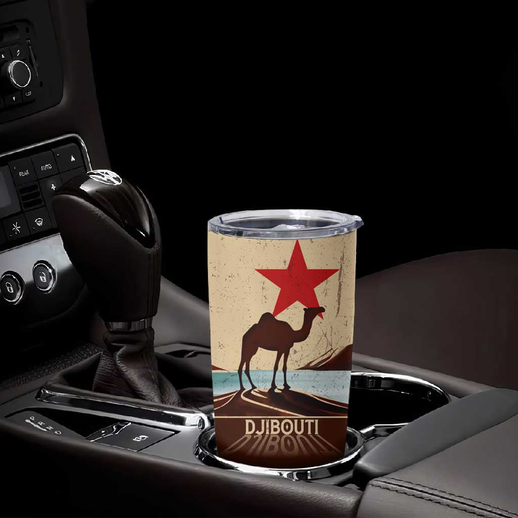 Djibouti Camel Tumbler Cup Where Desert Meets Sea and Heritage Stands Tall