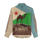 Djibouti Camel Women Casual Shirt Where Desert Meets Sea and Heritage Stands Tall