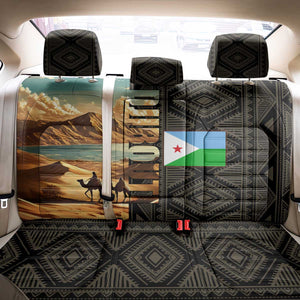 Djibouti Desert Back Car Seat Cover Camel Riders and African Pattern